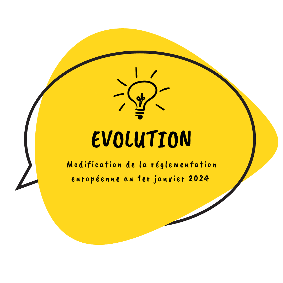 Evolution de la règlementation européenne le 01.01.24